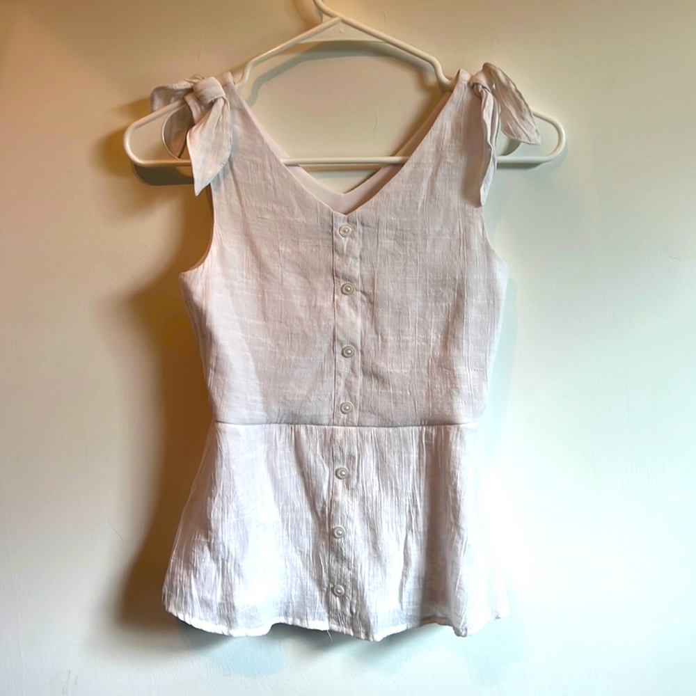 White summer top